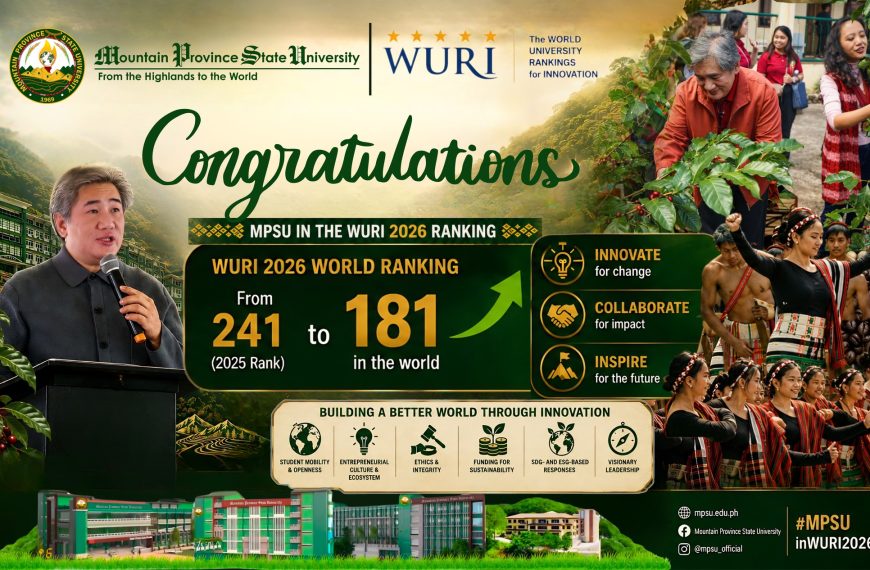 MPSU Soars to 181st in the World in WURI 2026 Rankings